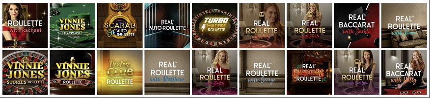 What Live Dealer Games are at 32Red?