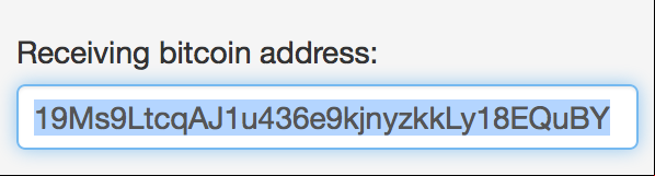 Receivers Id for making Bitcoin Poker Deposits